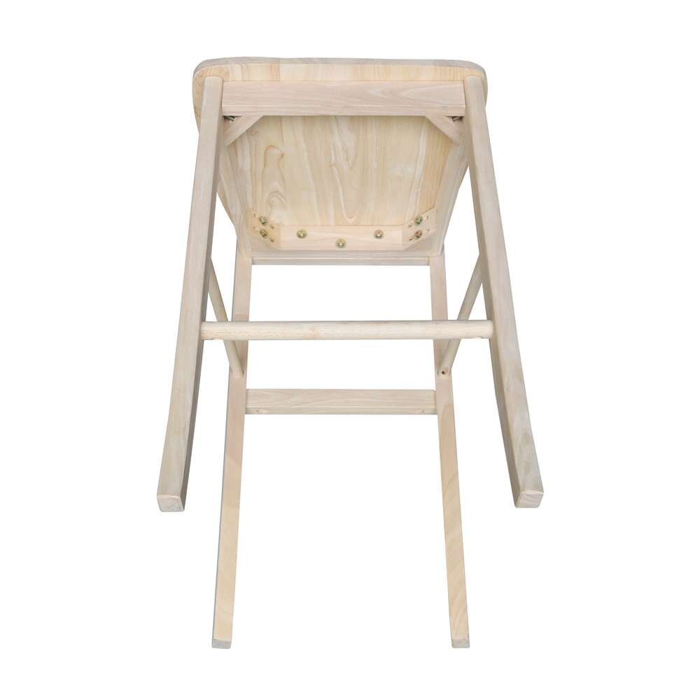 International Concepts - X-Back Stool - 30inSH - S-6133 veiw 8