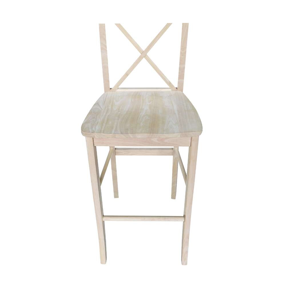 International Concepts - X-Back Stool - 30inSH - S-6133 veiw 9