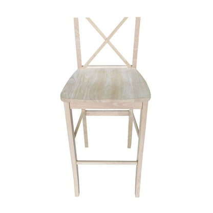 International Concepts - X-Back Stool - 30inSH - S-6133 veiw 9