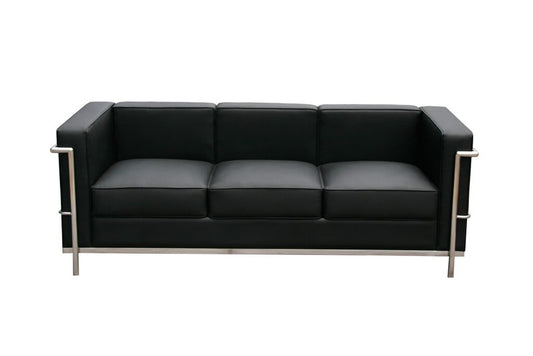J&M Furniture - Cour Italian Leather Sofa - 176551-S-BK veiw 1
