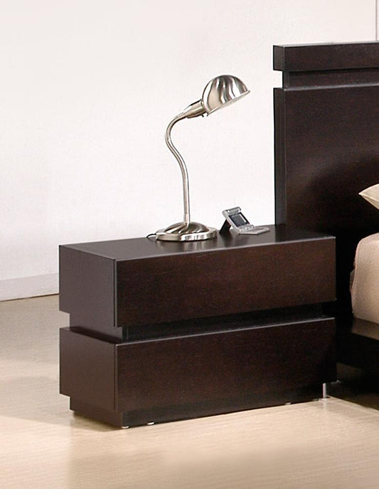 J&M Furniture - Knotch Night Stand - 1754426-NS veiw 1