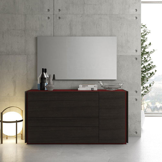J&M Furniture - Lagos Dresser and Mirror veiw 1