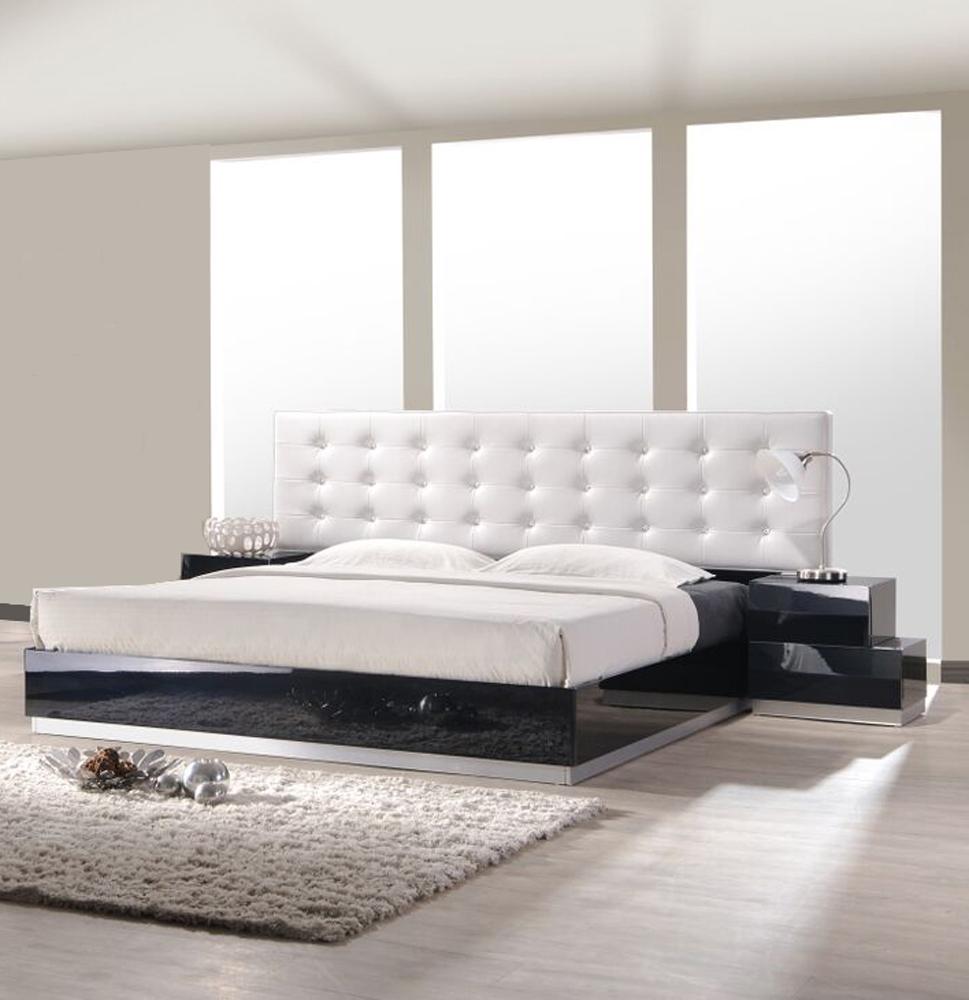 J&M Furniture - Milan 3-Piece Queen Bedroom Set Black veiw 1