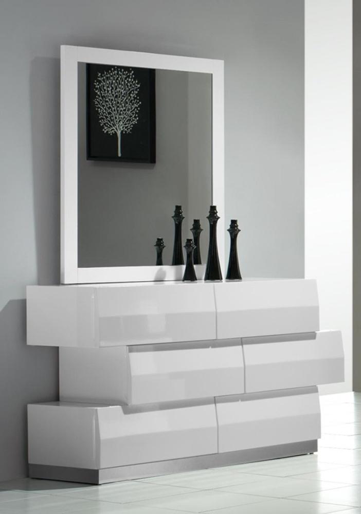 J&M Furniture - Milan Dresser & Mirror in White - 17687-DM veiw 1