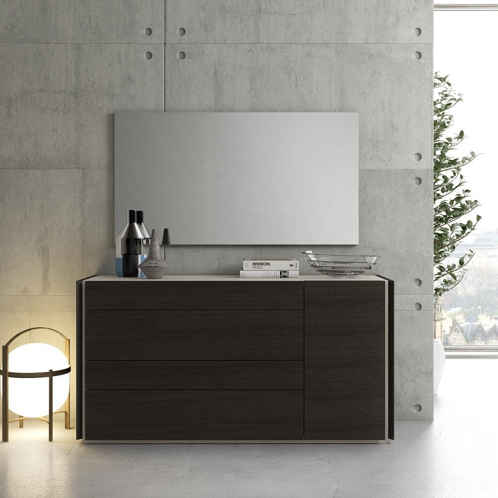 J&M Furniture - Porto Dresser and Mirror veiw 1