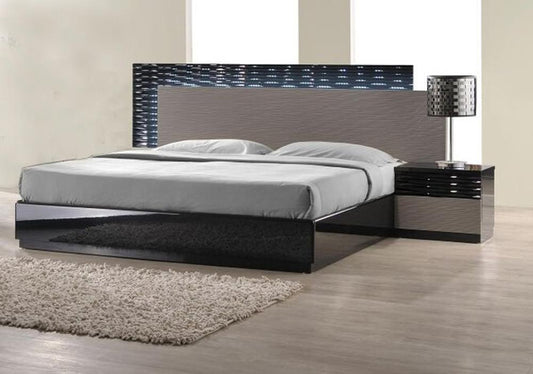 J&M Furniture - Roma King Bed and Nightstand veiw 1