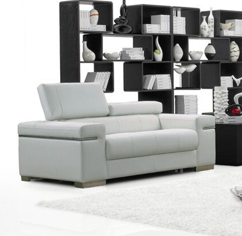 J&M Furniture - Soho Chair in White Leather - 17655111-C-W veiw 1