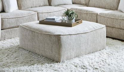 Jackson Furniture - Bucktown Cocktail Ottoman in Parchment - 230628176026 veiw 3