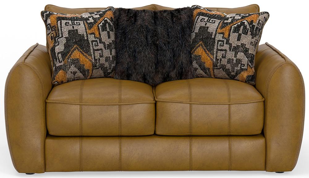 Jackson Furniture - Corvara Top Grain Leather Loveseat in Caramel - 240602127316307316 veiw 5