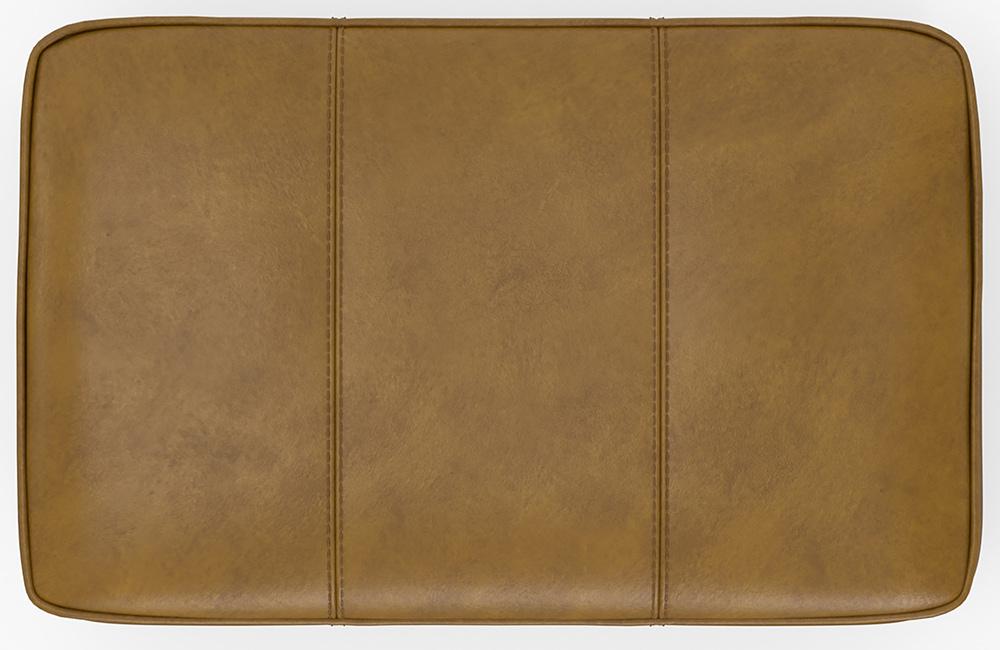 Jackson Furniture - Corvara Top Grain Leather Ottoman in Caramel - 240610127316307316 veiw 2
