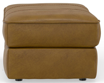 Jackson Furniture - Corvara Top Grain Leather Ottoman in Caramel - 240610127316307316 veiw 3