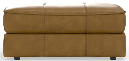 Jackson Furniture - Corvara Top Grain Leather Ottoman in Caramel - 240610127316307316 veiw 4