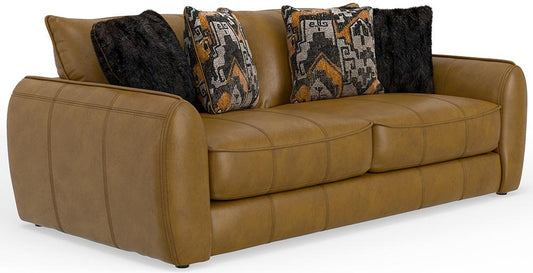Jackson Furniture - Corvara Top Grain Leather Sofa in Caramel - 240603127316307316 veiw 1