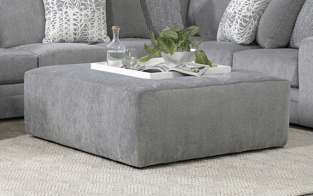 Jackson Furniture - Glacier Cocktail Ottoman in Shark - 24772817242800 veiw 2