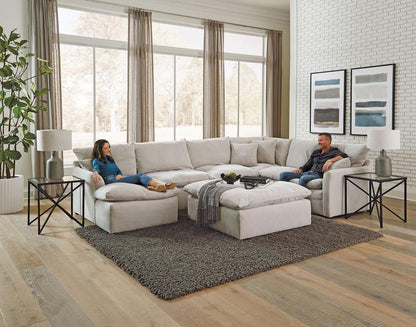 Jackson Furniture - Harper 4-Piece Sectional with LSF Chaise in Oyster - 134542183811_134575183811_134530183811_134559183811 veiw 2