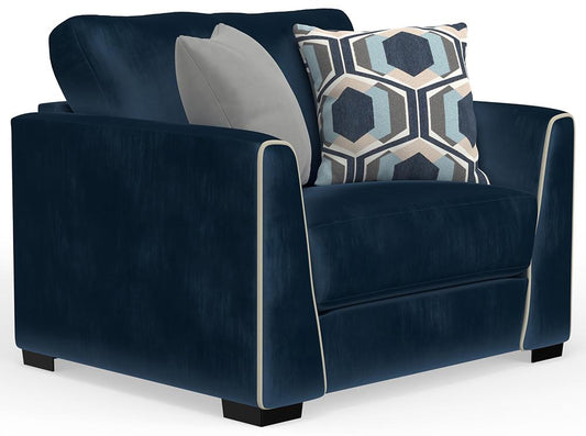 Jackson Furniture - Jetson Chair 1/2 in Nile/Dove - 222301163043163068 veiw 1