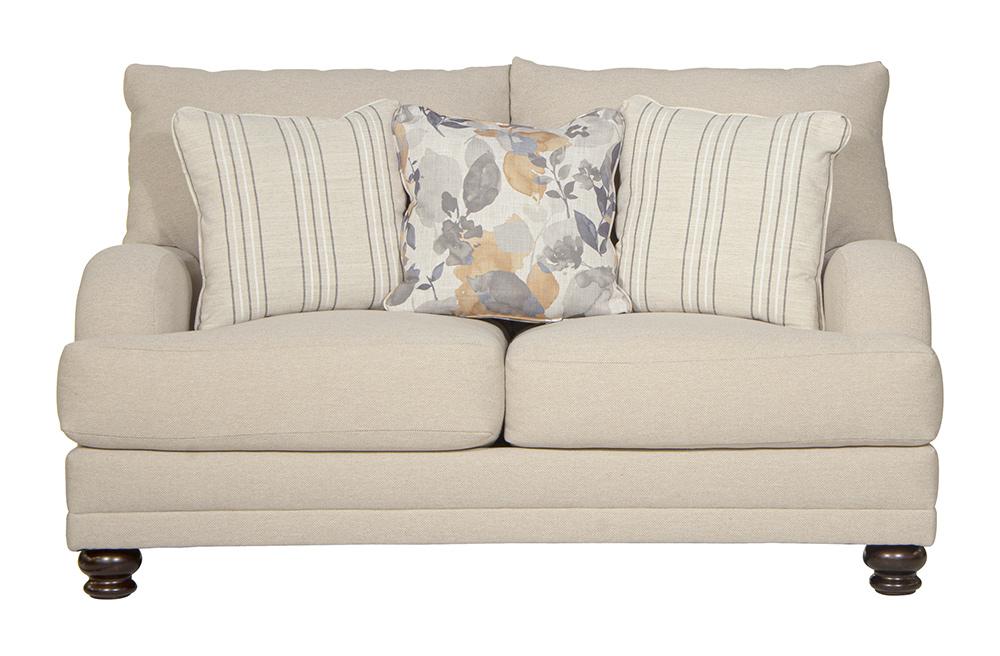 Jackson Furniture - Jonesport Loveseat in Wheat/Graphite - 137902188526244138 veiw 3