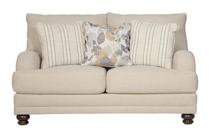 Jackson Furniture - Jonesport Loveseat in Wheat/Graphite - 137902188526244138 veiw 3