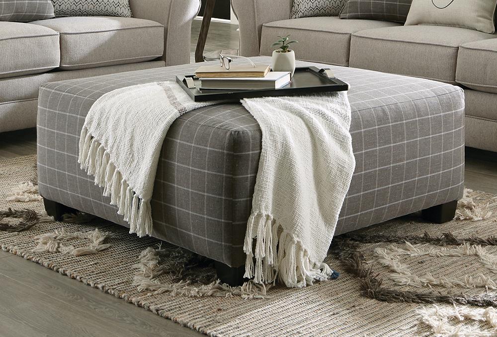 Jackson Furniture - Lewiston Cocktail Ottoman in Charcoal - 327912208518 veiw 2