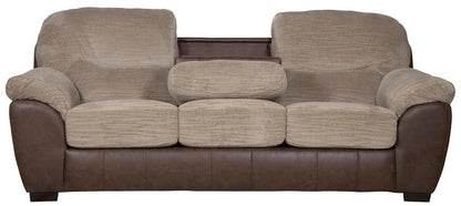 Jackson Furniture - McMahon Sofa w/Drop Down Table in Bark/Jute - 545523117689192136 veiw 3