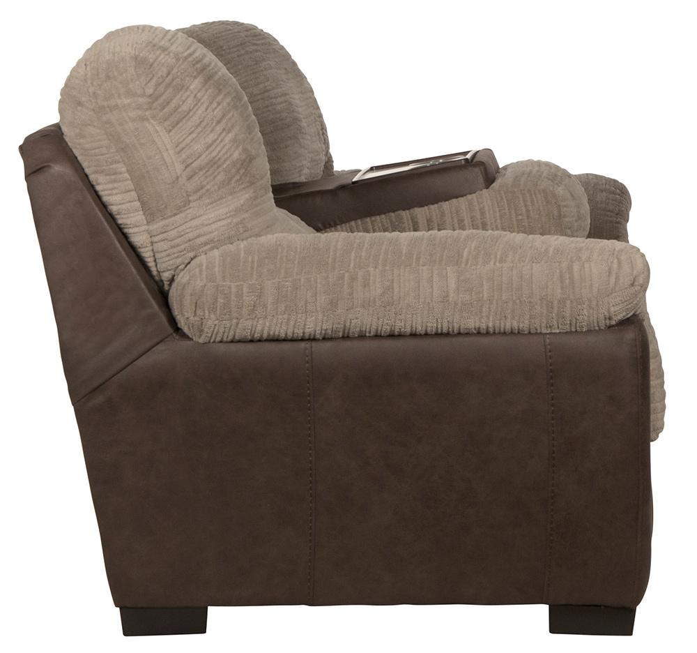 Jackson Furniture - McMahon Sofa w/Drop Down Table in Bark/Jute - 545523117689192136 veiw 4