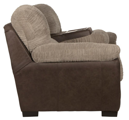 Jackson Furniture - McMahon Sofa w/Drop Down Table in Bark/Jute - 545523117689192136 veiw 4