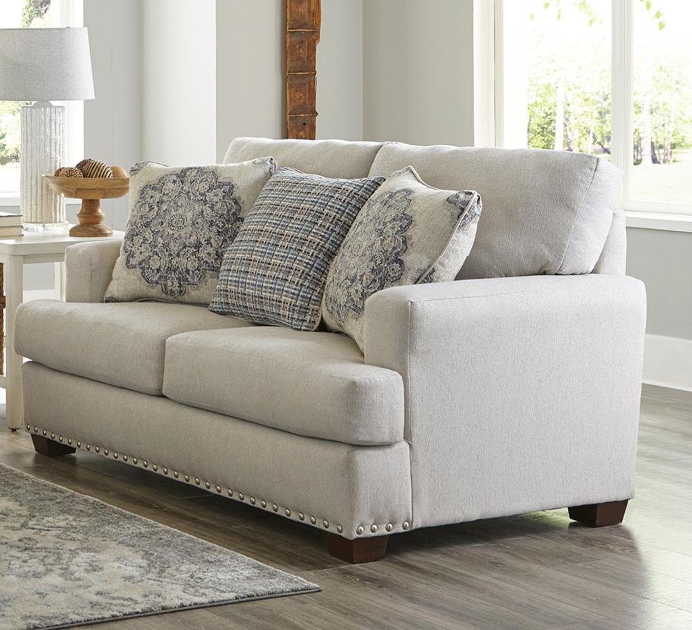 Jackson Furniture - Newberg Loveseat in Platinum/Platinum - 442102156118243018 veiw 2