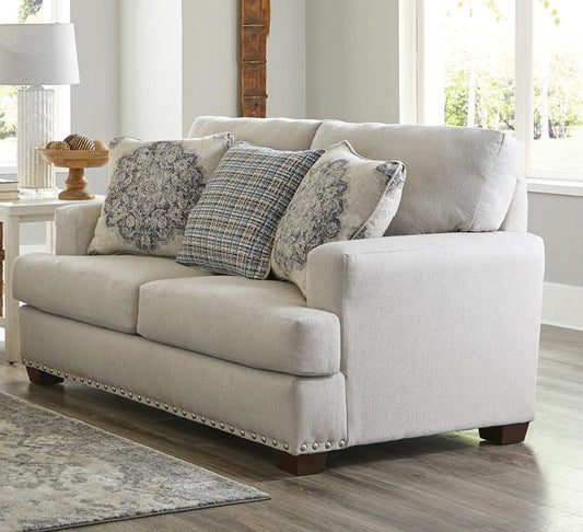 Jackson Furniture - Newberg Loveseat in Platinum/Platinum - 442102156118243018 veiw 2