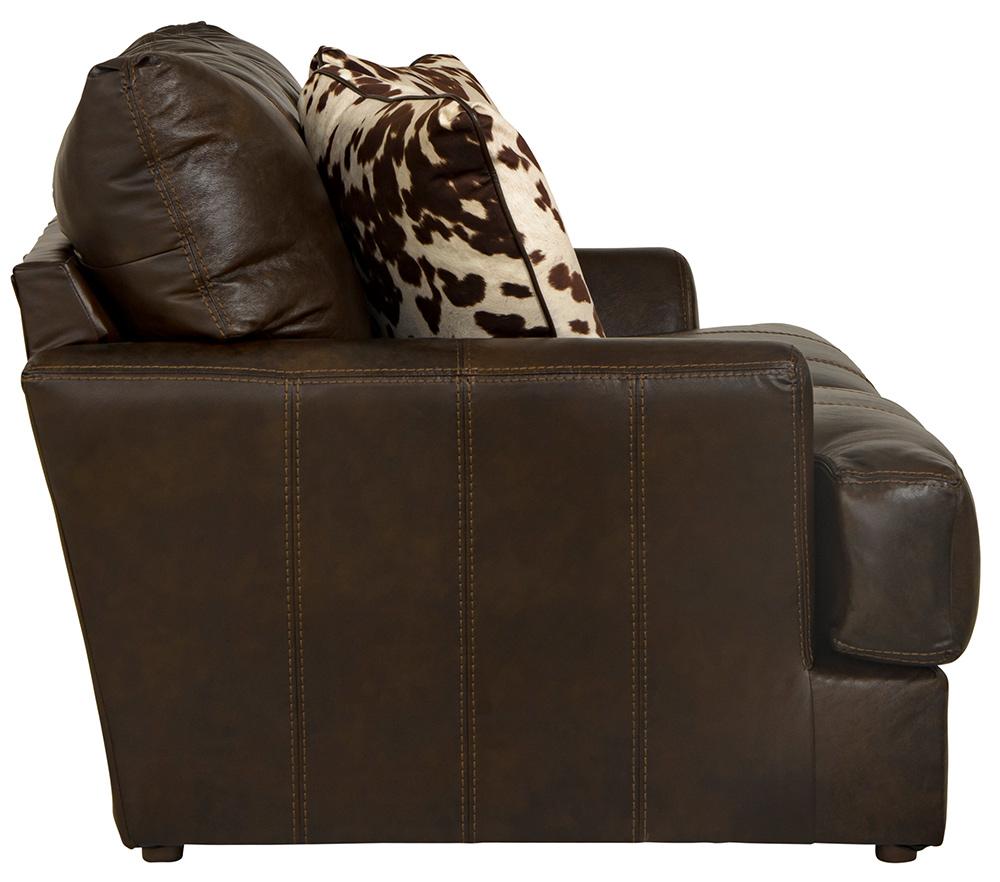 Jackson Furniture - Pavia Top Grain Leather Loveseat in Cocoa - 548202126809306809 veiw 4