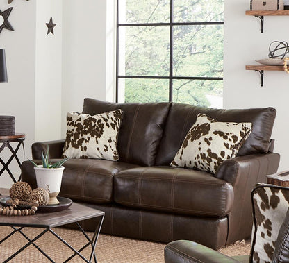 Jackson Furniture - Pavia Top Grain Leather Loveseat in Cocoa - 548202126809306809 veiw 5