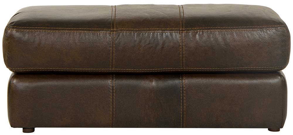 Jackson Furniture - Pavia Top Grain Leather Ottoman in Cocoa - 548210126809306809 veiw 2