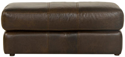 Jackson Furniture - Pavia Top Grain Leather Ottoman in Cocoa - 548210126809306809 veiw 2