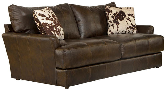Jackson Furniture - Pavia Top Grain Leather Sofa in Cocoa - 548203126809306809 veiw 1