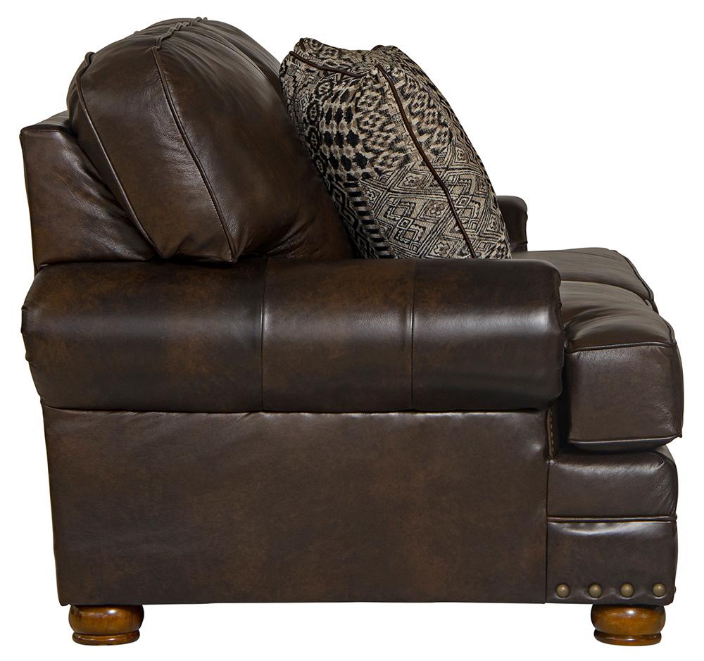 Jackson Furniture - Roberto Top Grain Leather Loveseat in Cocoa - 524102126809306809 veiw 3