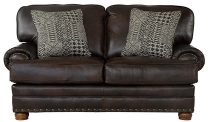 Jackson Furniture - Roberto Top Grain Leather Loveseat in Cocoa - 524102126809306809 veiw 5