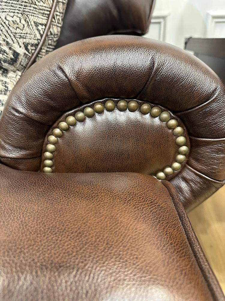Jackson Furniture - Roberto Top Grain Leather Loveseat in Cocoa - 524102126809306809 veiw 6