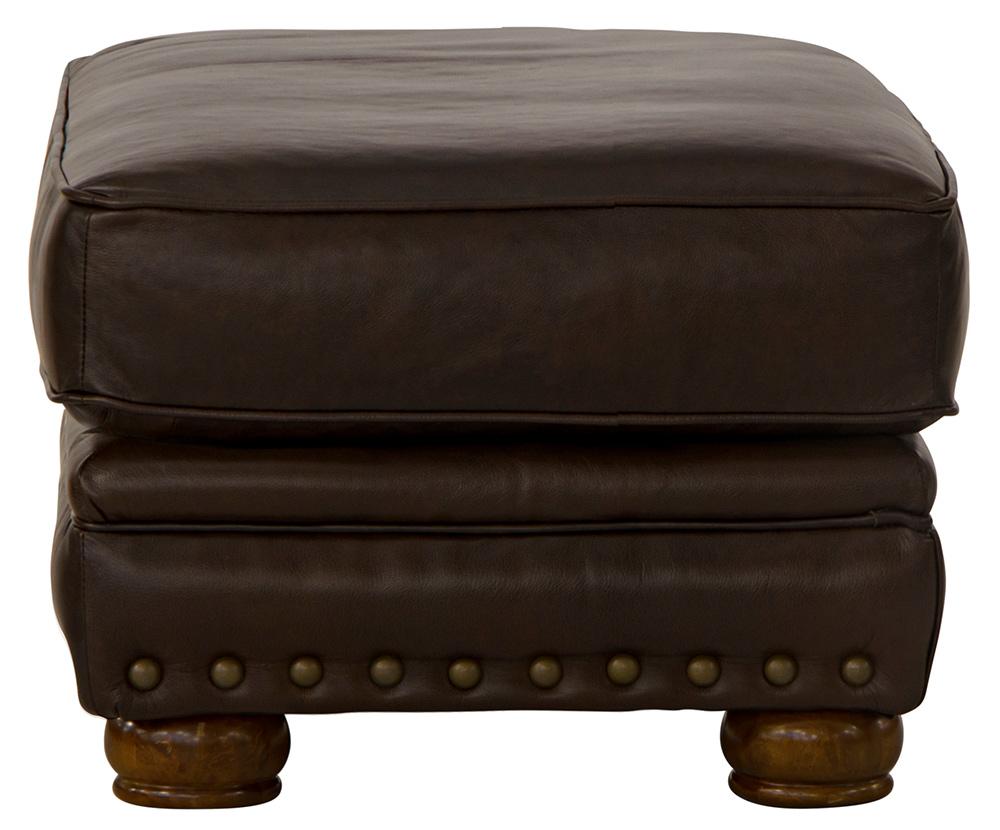 Jackson Furniture - Roberto Top Grain Leather Ottoman in Cocoa - 524110126809306809 veiw 4