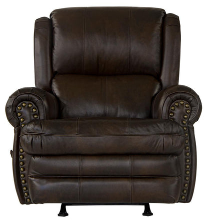 Jackson Furniture - Roberto Top Grain Leather Rocker Recliner in Cocoa - 524111126809306809 veiw 6