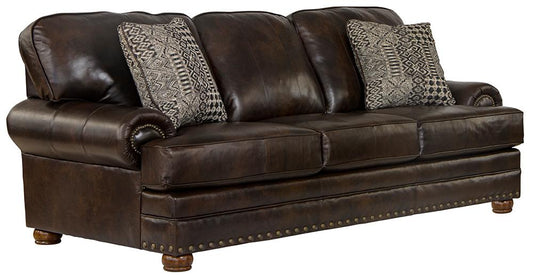 Jackson Furniture - Roberto Top Grain Leather Sofa in Cocoa - 524103126809306809 veiw 1