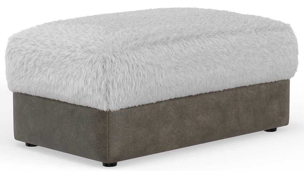 Jackson Furniture - Snowball Ottoman in Taupe/Natural - 132010117619255501 veiw 1