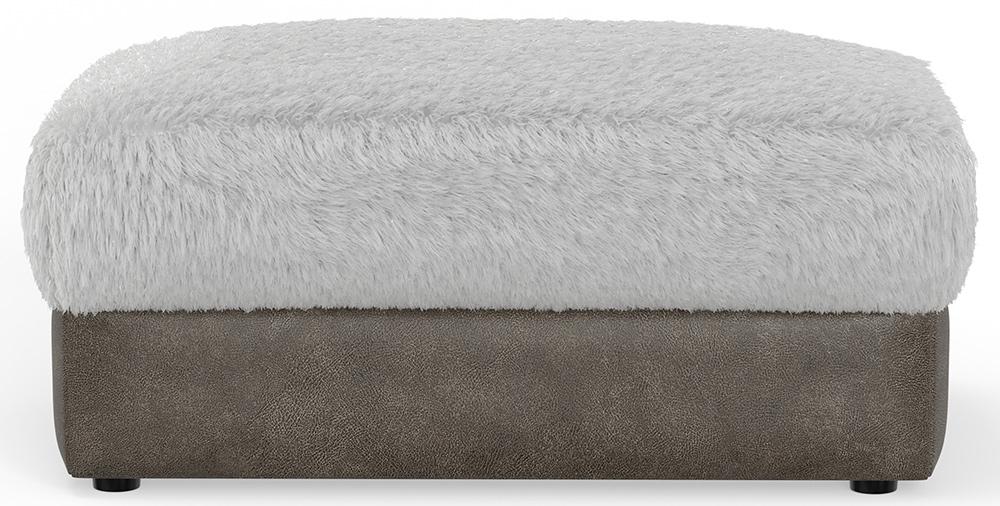 Jackson Furniture - Snowball Ottoman in Taupe/Natural - 132010117619255501 veiw 2