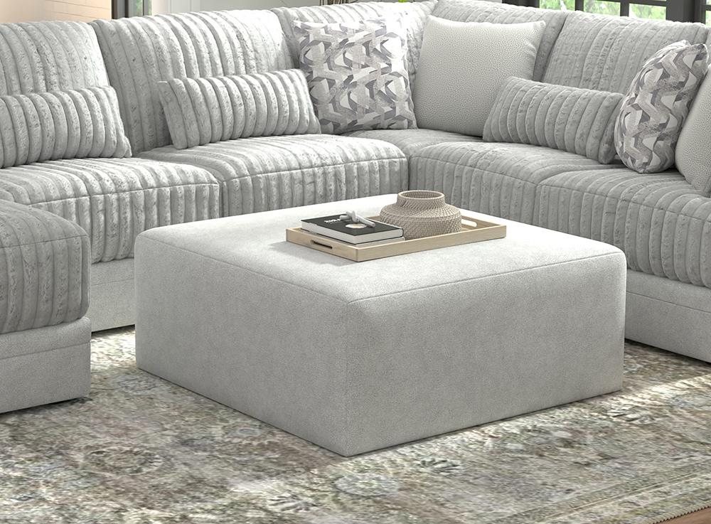 Jackson Furniture - Titan Cocktail Ottoman in Moonstruck - 348012184718 veiw 2