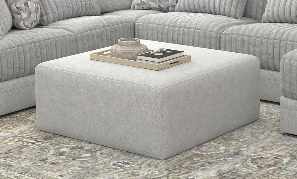 Jackson Furniture - Titan Cocktail Ottoman in Moonstruck - 348012184718 veiw 3