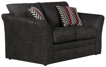 Jackson Furniture - Varner Loveseat in Ebony/Red - 205202187608200514 veiw 1