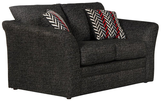 Jackson Furniture - Varner Loveseat in Ebony/Red - 205202187608200514 veiw 1