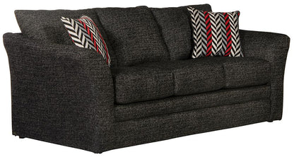 Jackson Furniture - Varner Sofa in Ebony/Red - 205203187608200514 veiw 1