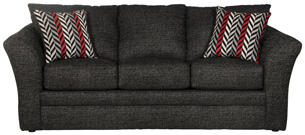 Jackson Furniture - Varner Sofa in Ebony/Red - 205203187608200514 veiw 3