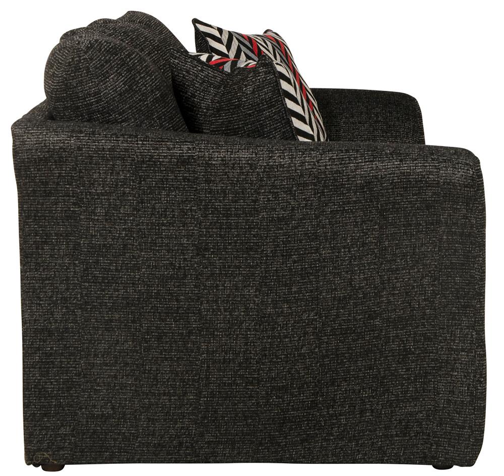 Jackson Furniture - Varner Sofa in Ebony/Red - 205203187608200514 veiw 4