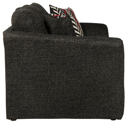 Jackson Furniture - Varner Sofa in Ebony/Red - 205203187608200514 veiw 4
