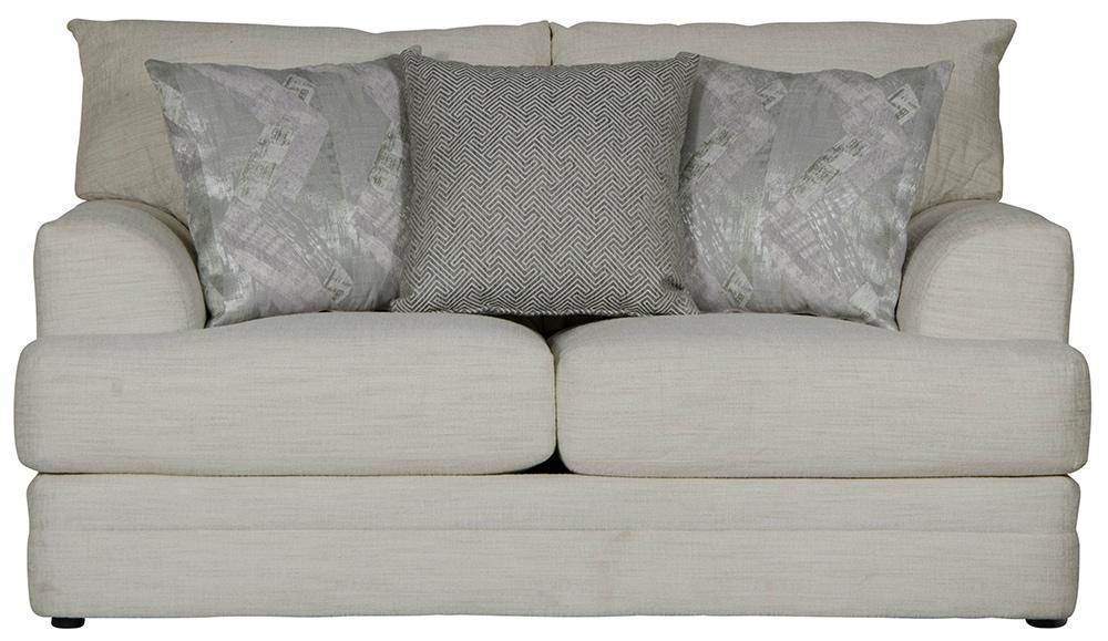 Jackson Furniture - Zeller Loveseat in Cream/Sterling - 447002168016219828 veiw 3